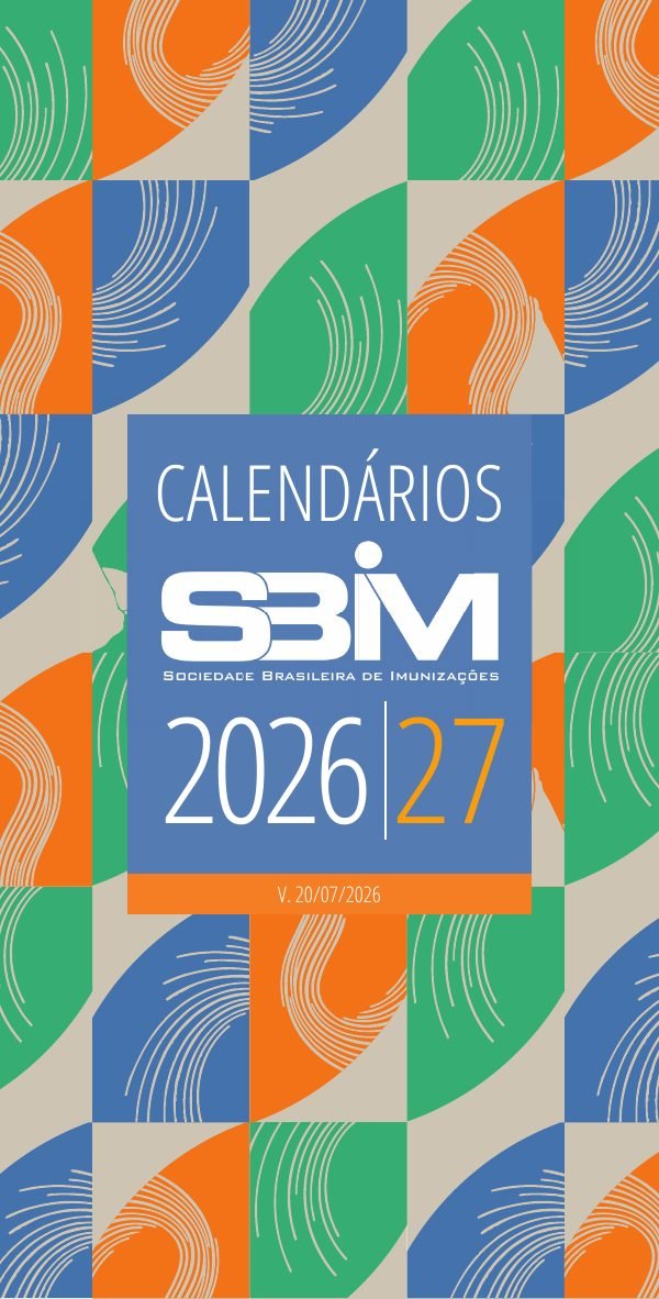 Capa dos Calendários de vacinação SBIm 2026/2027, edição 2026/2027